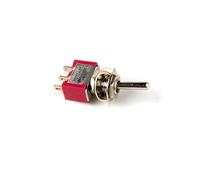 5 pièces interrupteur à bascule Miniature unipolaire Double jet ON-OFF-ON/ON-ON 120VAC 6A 1/4 pouces montage MTS-102 103 202 203(MTS-102)