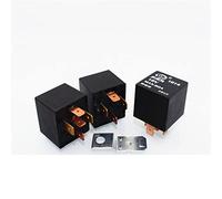 5 pièces JD1914 4/5 broches 12V/24V 80A voiture Auto relais Distance lampe klaxon climatisation ventilateur avec fer support Automobile(24V5Pin)