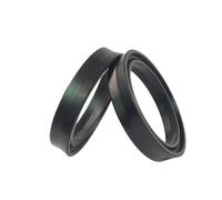 5 pièces Joint d'huile en caoutchouc nitrile, joint torique en Y pour piston de vérin hydraulique, diamètre intérieur 50mm, diamètre extérieur 75mm, épaisseur 12,5mm, Noir, 50x75x12.5mm