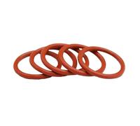 5 pièces Joint torique VMQ, 5.3mmx165mmx175.6mm, joint en caoutchouc rouge