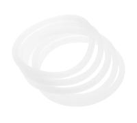 5 Pièces Joints de Remplacement en Silicone pour Bouteilles D’Eau | Étanchéité Renforcée, Pose Facile, Blanc, pour Bouteilles 24-40oz, Lot de Bagues de Rechange