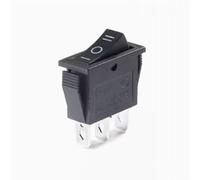 5 pièces KCD3 interrupteur à bascule 16A 250VAC/ 20A 125VAC 2/3 positions équipement électrique avec interrupteur d'alimentation lumineux marche-arrêt marche-arrêt(Black 3P3T)