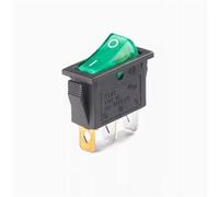 5 pièces KCD3 interrupteur à bascule 16A 250VAC/ 20A 125VAC 2/3 positions équipement électrique avec interrupteur d'alimentation lumineux marche-arrêt marche-arrêt(Green 3P2T)