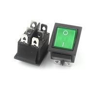 5 pièces KCD4 micro-interrupteur cuisinière électrique poêle à frire taille de bateau interrupteur à bascule type de navire balançoire 4/6 pieds 2/3 kit de bouton d'alimentation (couleur : 6 pieds 3 v