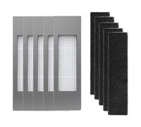 (5 Pièces) Kit de Filtres HEPA N10 pour Aspirateur Robot Ecovacs DEEBOT OZMO N10, N10 Plus, 920, 950, T8 AIVI Max, T9, T5, N5, N7, N8+, N8 Pro Plus, DX55, DX93, DJ65 - Accessoires de Remplacement