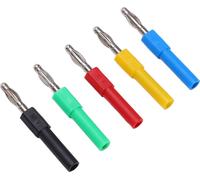 5 pièces/kit J.20012 Fiche banane mâle 4mm mâle vers 2mm femelle Adaptateur de fiche banane pour multimètre