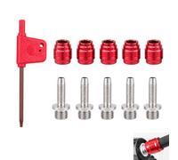 5 Pièces Kit Olive et Insert pour Frein Hydraulique Vélo Olive, StealthamaJig Kit Installation, Compatible SRAM Avid, Embout de Tuyau avec Outil pour Frein à Disque, Réparation et Installation