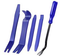 5 pièces Kit Outils Démontage Garniture Voiture, Retrait Clips Panneaux Intérieurs Tableau de Bord Auto pour Lexus LX 600 2021-2025,B-Blue