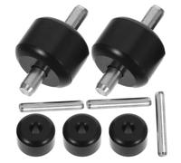 5 Pièces Kit Roues Avant Axe Métallique et Vibration | Accessoires Robustes en Plastique et Acier au Carbone, Compatibles Brosse Aspirateur, Nettoyage Maison