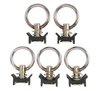 5 pièces L Rail d'arrimage à goujon unique fixation polyvalente fixation sécurisée point d'ancrage crochet de montage pour camion lit remorque UTV ATV moto