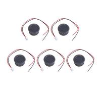 5 pièces LED paquet de compteur électrique mesure précise DC4 à 100 V voltmètre numérique panneau ABS pour l ' électronique petit voltmètre rond sur panneau