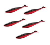 5 pièces leurres de pêche Souples 10 cm appâts artificiels de pagaie appâts de Natation leurre pour Truite doré doré appâts de Natation brochet