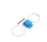 5 pièces/lot 1 x 16/1 x 8/1 x 4/1 x 2 PLC SC SM 0,9 mm G657A1 PVC 1 m FTTH Fibre Optique Splitter (5pcs 1 x 8 SC UPC)
