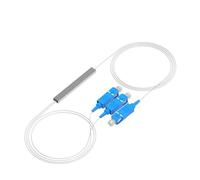 5 pièces/lot 1 x 16/1 x 8/1 x 4/1 x 2 PLC SC SM 0,9 mm G657A1 PVC 1 m FTTH Fibre Optique Splitter (5pcs 1x2 SC UPC)