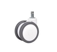 5 pièces/lot 3 pouces roulettes pivotantes/frein chaise accessoires roues ordinateur bureau patron muet(Universal)