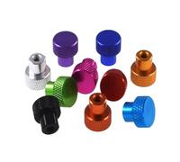 5 pièces/lot M3 M4 m5 m6 cadre de filetage aveugle en aluminium, écrou à bride serré à la main, écrou à pouce moleté(Purple,M3 5pcs)