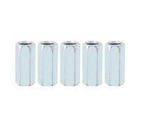 5 pièces M12 * 40 vis zinc allongé écrou hexagonal vis fil bielle capuchon de connexion écrou de joint (côté opposé 15)