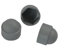 5 pièces M20 Hex hexagone en plastique étanche à la poussière gris dôme boulon ecrou Protection caches
