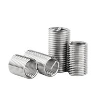 5 pièces M24 * 3 1D ~ 2D 304 fil d'acier inoxydable manchon d'insertion douille vis bobine écrou de réparation - attaches industrielles(M24x3x2D)