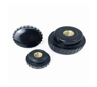 5 pièces M3 M4 M5 M6 M8 rond moleté prune bakélite serrer papillon tête en plastique bouton à main écrous de pouce(M5x15 head diameter)