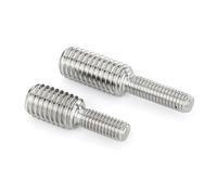 5 pièces M4-M20 écrou réducteur boulon fileté à Double extrémité | Petit facile léger de vis de conversion métrique d'acier inoxydable installent(M12x25M14x25)