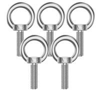5 Pièces M8 Boulons à Oeil, Boulons à Oeil En 304 Acier Inoxydable, Filetage Mâle Vis à Anneau Boulon, Anneaux De Levage, Filetage Mâle Anneau Pour Divers Equipements De Levage D'Ingénierie (M8*30mm)