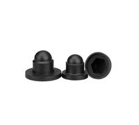 5 pièces M8 M10 M12 noir écrou hexagonal boulon capuchon de Protection en plastique décoratif Protection écrou capuchons manchon bouchon à vis (Color : Svart, Size : 13x17xM8 (5pcs))