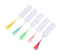 5 Pièces Marque-page Vierge pour Sublimation Rectangulaire
