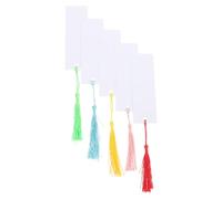 5 Pièces Marque-page Vierge pour Sublimation Rectangulaire