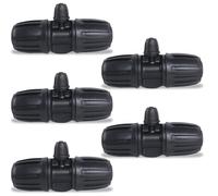 5 pièces micro drip system, tuyau d'irrigation goutte à goutte gardena raccord, adapté aux tuyaux d'irrigation, raccords pour micro-irrigation goutte à goutte.
