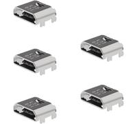 5 Pieces Micro USB Charging Port Dock Connector Replacement Charging Port Plug Compatible with Samsung Galaxy Tab A/Tab E/Core Prime