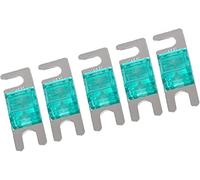 5 pièces mini Anl Kit de fusible fourche à boulon Car Boutrk Fuse Circuit for 1 2v / 24v 32v Audio camion bateau(Green)