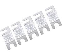 5 pièces mini Anl Kit de fusible fourche à boulon Car Boutrk Fuse Circuit for 1 2v / 24v 32v Audio camion bateau(Bianco)