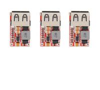 5 Pièces Module Abaisseur USB 6-24v vers 5v 3a, PCB Rouge | Régulation de Charge, Protection Contre Inversion, Indicateur de Sortie, Redressement Synchrone