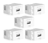 5 Pièces Module d’alimentation USB 220V vers 5V 2,1A, Transformateur USB Adaptateur de Commutation pour Prise Secteur, Panneau de Chargement pour Téléphone Portable