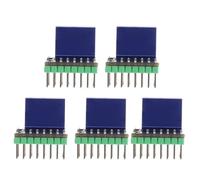 5 Pièces Module de Commande Moteur Pas à Tmc2225 Silencieux 256 | Abs, Dissipateur Thermique Large Inclus, Contrôle du Courant, pour Électronique D'imprimante 3d
