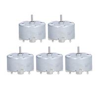 5 pièces Moteur à balais DC RF - 500TB, Petit moteur réducteur, Moteur électrique micro en alliage 3 V 2700 tr/min avec boîte de vitesses intégrée pour automobiles, maisons intelli