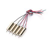 5 pièces moteur sans noyau, grande vitesse sans torsion moteur à 4 essieux sans noyau 24000 tr/min moteur d'avion bricolage solide pour appareil à gouverner, modèle d'avion