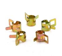 5 Pièces Moto Scooter Voiture Véhicule Atv Aller Kart Ligne De Carburant Tuyau Tuyau D'eau Tube D'air Ressort Clips Pinces 8mm