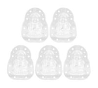 5 Pièces Moule Fruits Décoratif en Plastique, Forme Adorable | Design Transparent et Clair, Observation Facile Croissance, Usage Sûr, Jardin Familial, Culture sur Treillis