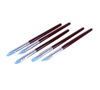 5 Pieces Nail Art Artisanat Poterie Argile Outils Souple Silicone Caoutchouc Sculpture Fimo Polymere Modelisation Shaper Outil