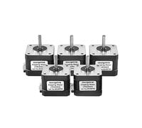 5 Pièces Nema17 Moteur Pas À Pas 17HS3401S Moteur D'entraînement 1.8 ° 34mN.m 1.0A 42BYGH 2 Phase 4 Plomb For Imprimante 3D CNC Graveur(With DuPont)