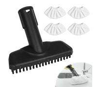 5 Pièces Nettoyeur Vapeur Accessoire Compatible Karcher SC1 SC2 SC3 SC4 SC5 Nettoyeur Vapeur, Brosses Buse Manuelle 2.884-280.0, Chiffons pour Karcher Nettoyeur Vapeur
