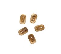 5 PièCes NFC Flash Nail Sticker LED Puce Nue Intelligente Lampe à Ongles Lumineux Nail Sticker AméLioration, LumièRe Jaune