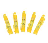 5 Pièces Niveaux à Bulle Suspendus Niveau à Cordeau Bulle d'air Niveau à Bulle Suspendu en Corde pour Mesurer Travaux de Construction, Arpentage, Planchers, Terrasses, Briques et Ingénierie