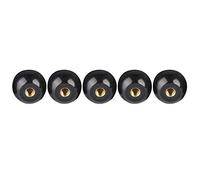 5 Pièces Noir Bakélite Boule Filetée Boule Bouton, M12X1.75 Boule Bouton Levier Bouton Cuivre Insert M12 * 40 Machine-outil Remplacement