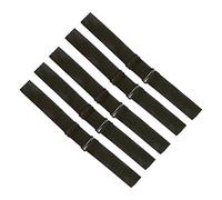 5 Pièces Noir Bande Elastique Perruque réglables pour perruque Elastic Band Wig（2.5 cm)