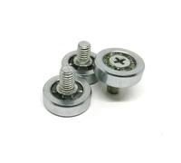 5 pièces OD 19xM6 vis graisse lubrifiée métal tiroir roulement rouleau JS19-C1L8W6M6 19mm armoire de rangement de cuisine roue de guidage en métal