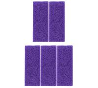 5 Pièces Outil Manuel pour Pied en Pu Pourpre, Laveable | Retire les Peaux Mortes, Toucher Confortable, Usage Pédicure, Format Pratique