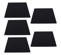 5 Pièces Panneau Acoustique Mural en Feutre, D’écho pour Studios et | Pose Autocollante Facile, Découpe Personnalisable, Adapté aux Murs de Cabines D’enregistrement, Espaces de Répétition et Ktv